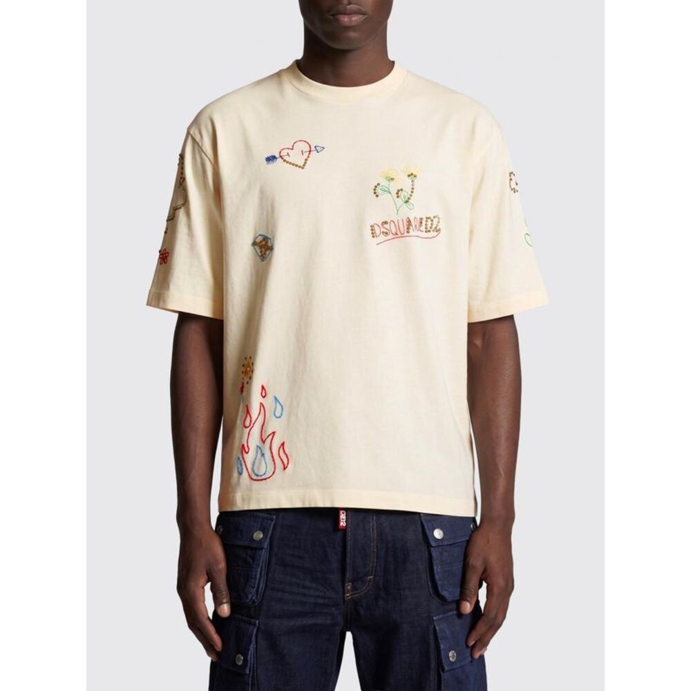 Dsquared2 T-Shirt Men Cream
